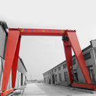 Stainless Single Beam Gantry Crane 32m Lifting Height With Spreader 15 Ton CE Approved