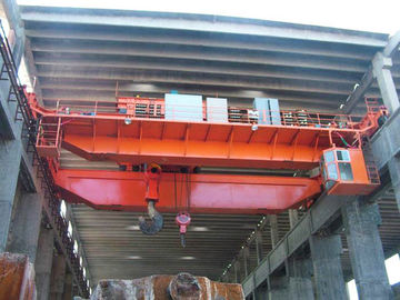 Safe Double Girder Overhead Crane , Heavy Hook Indoor Overhead Crane 5-400 Ton