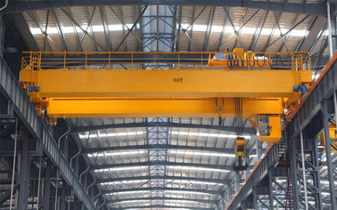 Safe Double Girder Overhead Crane , Heavy Hook Indoor Overhead Crane 5-400 Ton